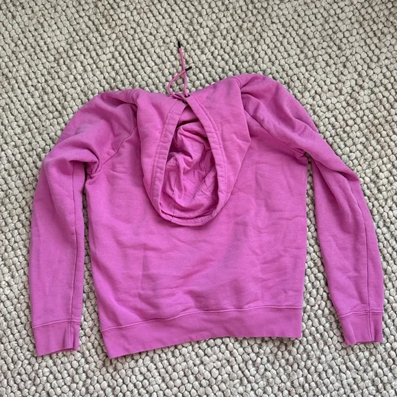 Nike Women's Vibrant Pink Hoodie. Small - Picture 5 of 6
